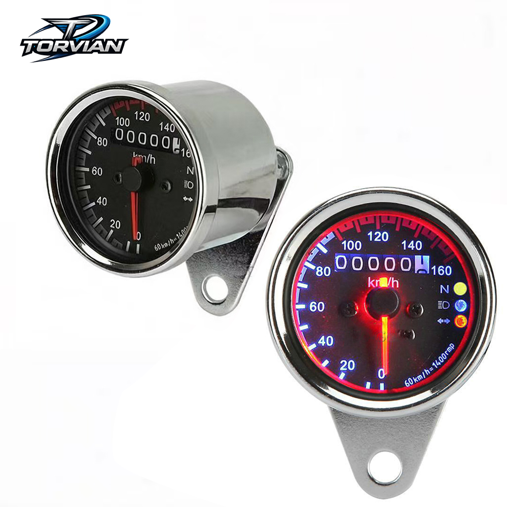 Torvian Dual LED Motorcycle Sp - Analog Meter Gauge recension och pris