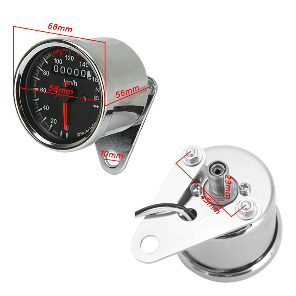 Torvian Dual LED Motorcycle Sp - Analog Meter Gauge recension och pris