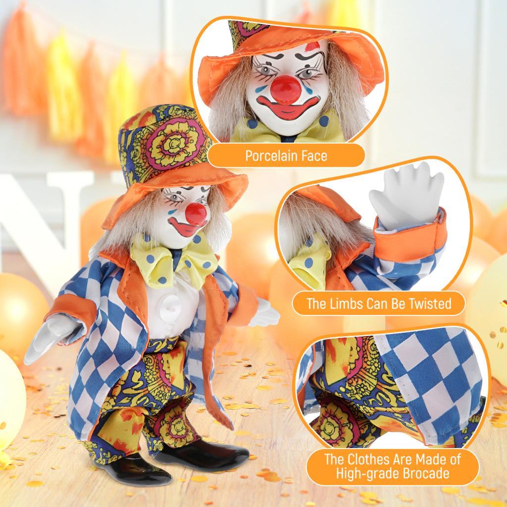 Ceramic Porcelain Jester Clown - Vintage Collectible Porcelain Dolls recension och pris