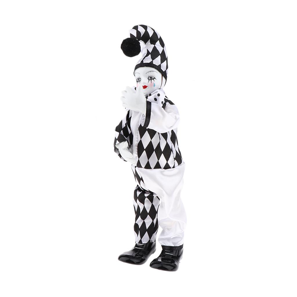 Funny Porcelain Clown Doll Vin - Vintage Collectible Porcelain Dolls recension och pris
