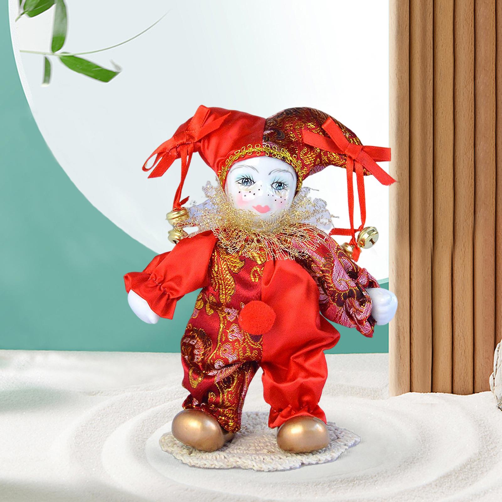 Vintage Harlequin Doll Antique - Vintage Collectible Porcelain Dolls recension och pris