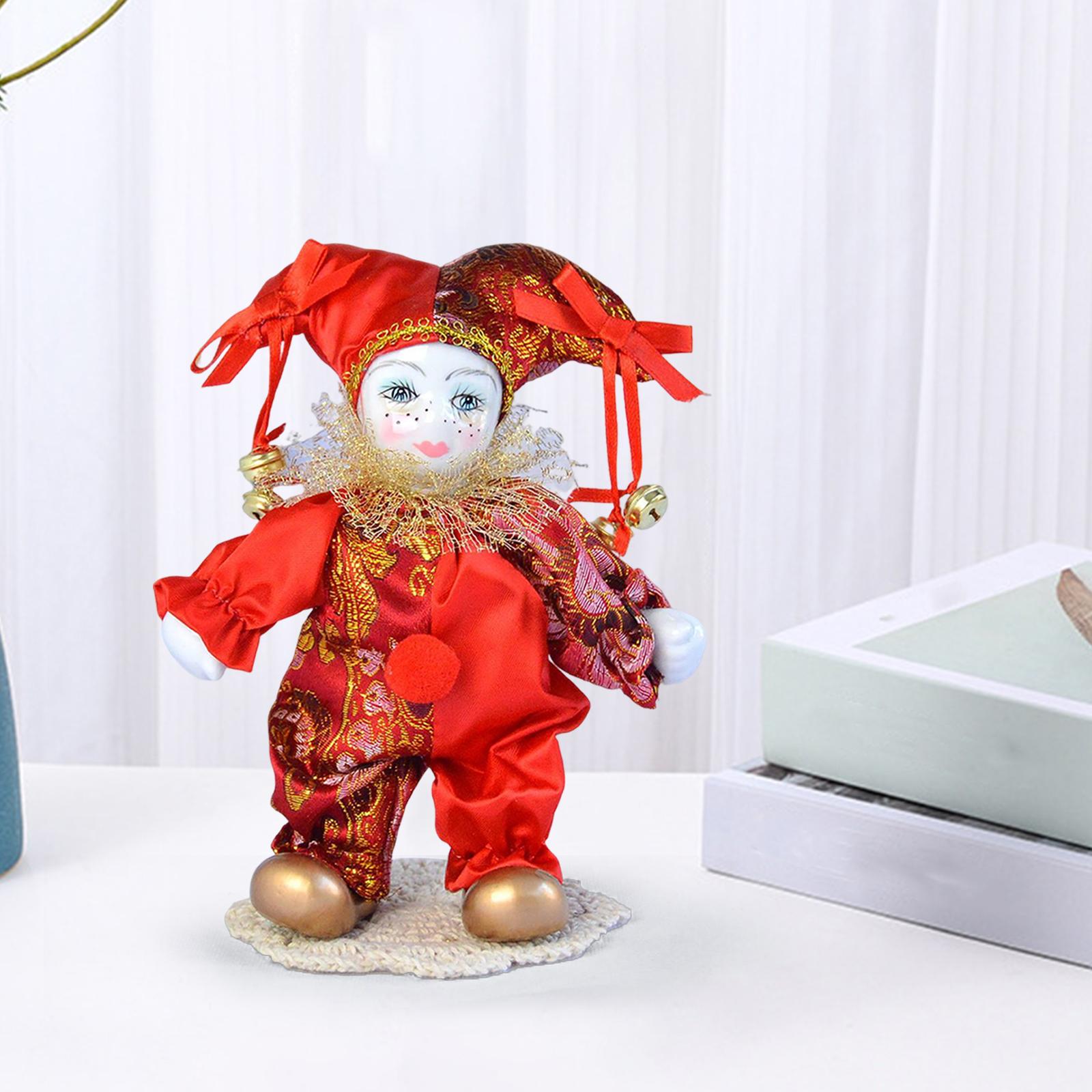 Vintage Harlequin Doll Antique - Vintage Collectible Porcelain Dolls recension och pris