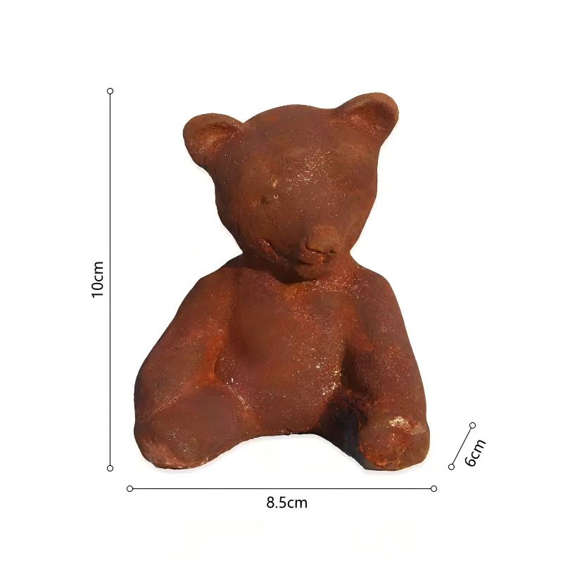 Rustic Cast Iron Bear Figurine - Vintage Collectible Bears recension och pris