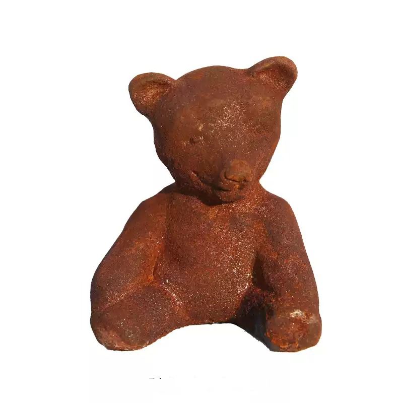 Rustic Cast Iron Bear Figurine - Vintage Collectible Bears recension och pris