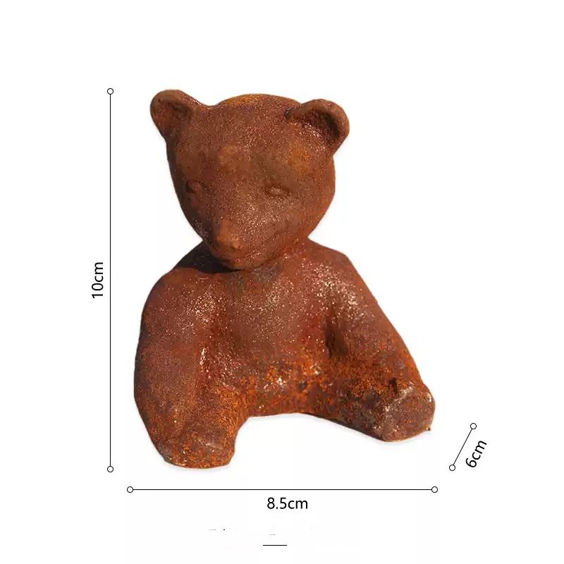 Rustic Cast Iron Bear Figurine - Vintage Collectible Bears recension och pris