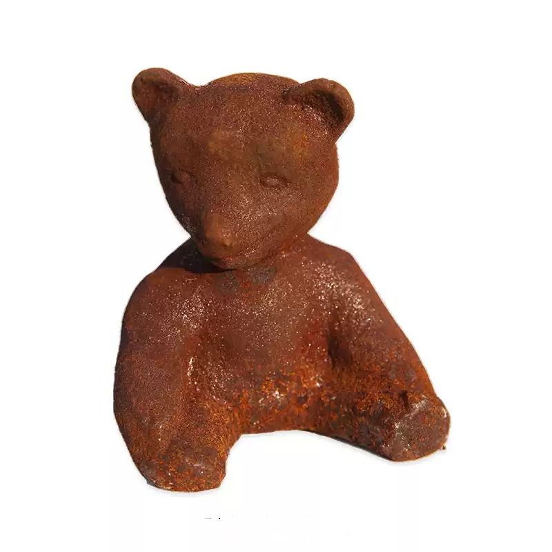 Rustic Cast Iron Bear Figurine - Vintage Collectible Bears recension och pris