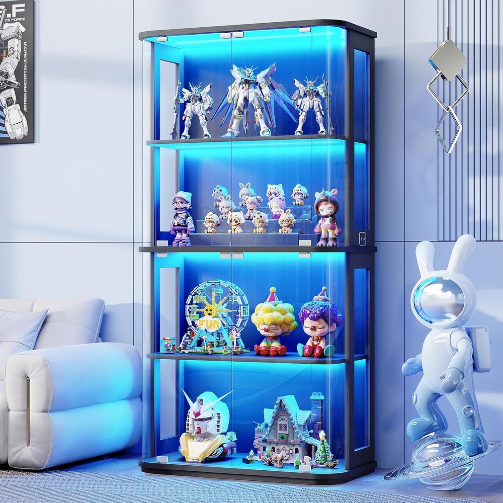 Rounded Display Cabinet with G - Collectible & Vintage Dolls For Wedding recension och pris