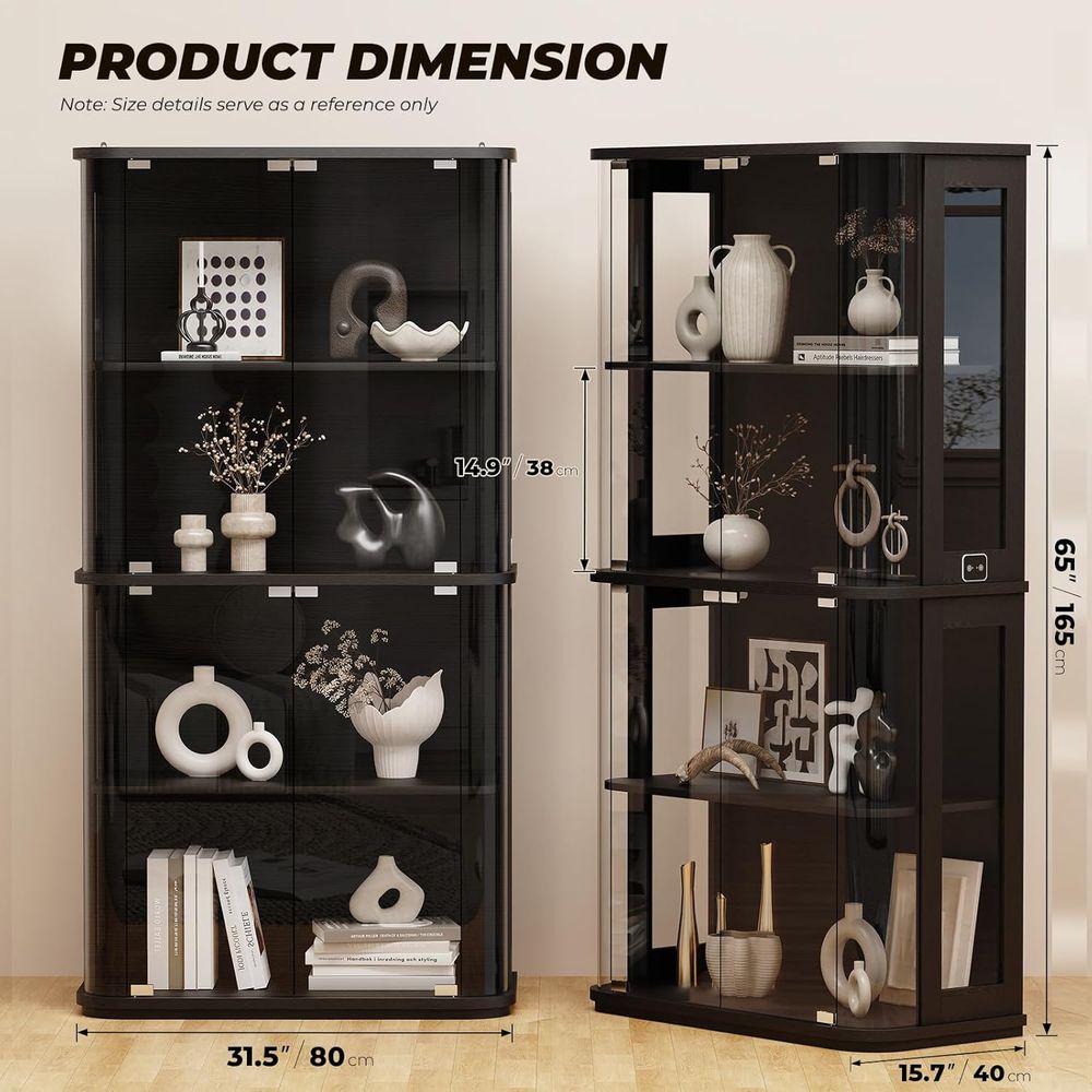 Rounded Display Cabinet with G - Collectible & Vintage Dolls For Wedding recension och pris