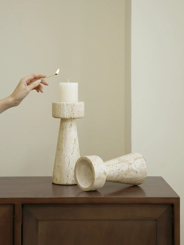 Minimalist Marble Candle Holde - Vintage Collectible Marbles recension och pris