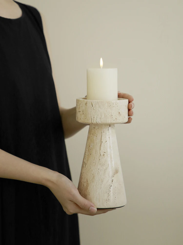 Minimalist Marble Candle Holde - Vintage Collectible Marbles recension och pris