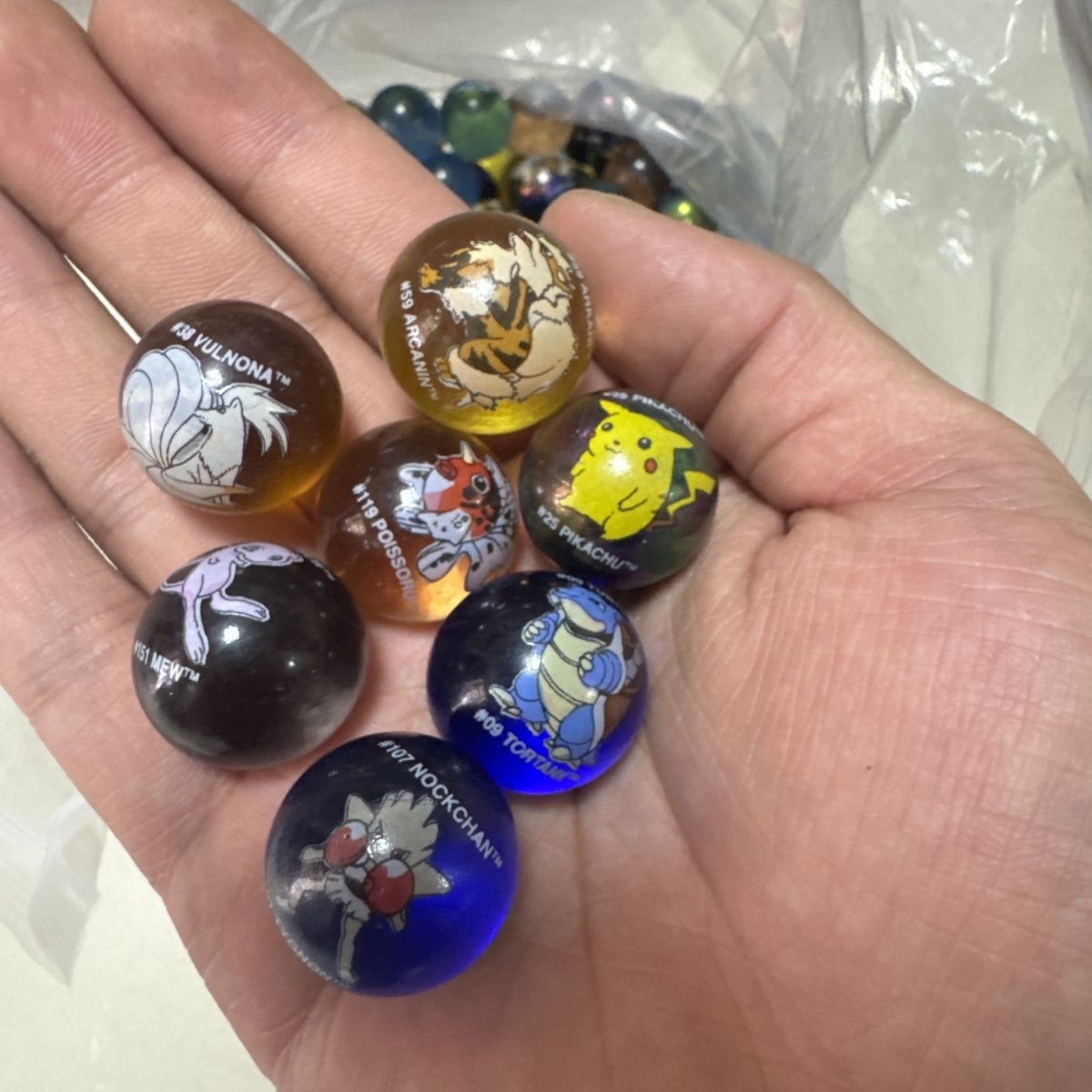 Official Pokémon bulk merchand - Vintage Collectible Marbles recension och pris