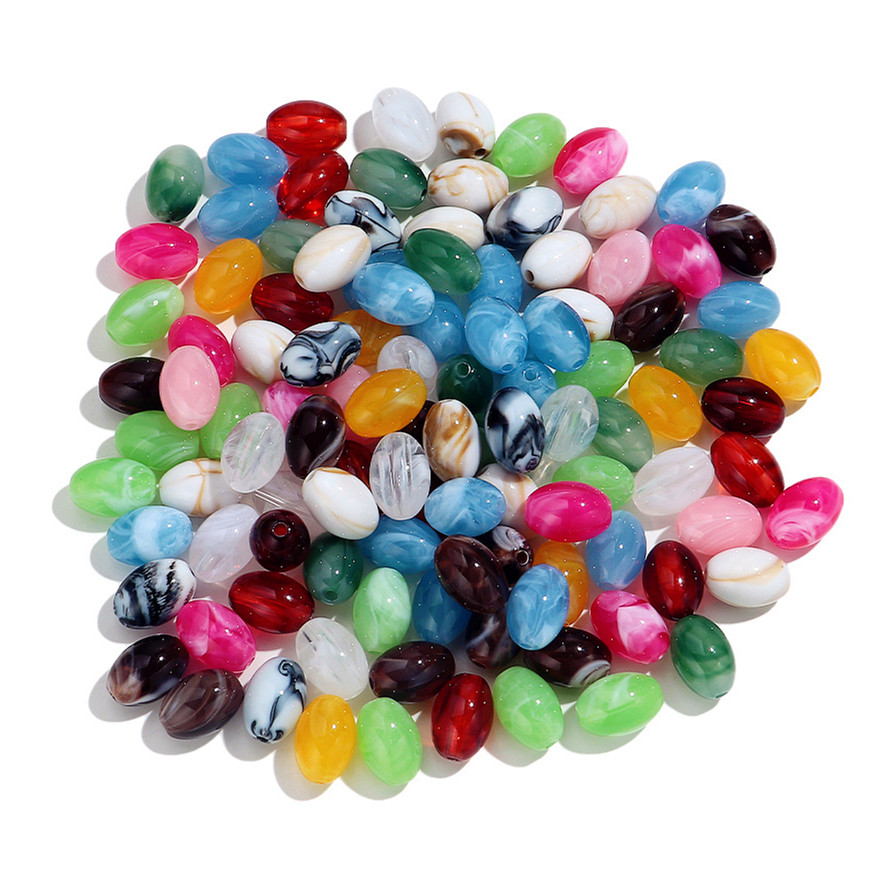 60Pcs 11x16mm Marbling Colorfu - Vintage Collectible Marbles recension och pris