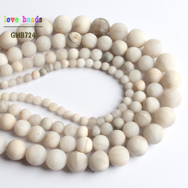 Natural Matte White Chrysocoll - Vintage Collectible Marbles recension och pris