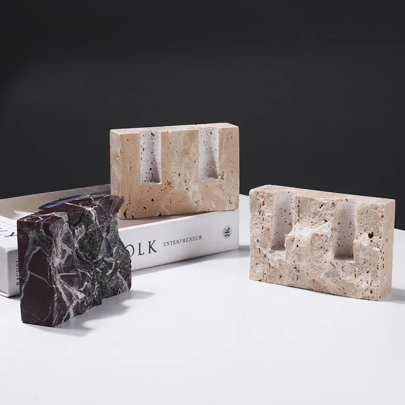 Natural Marble Stone Candle Ho - Vintage Collectible Marbles recension och pris