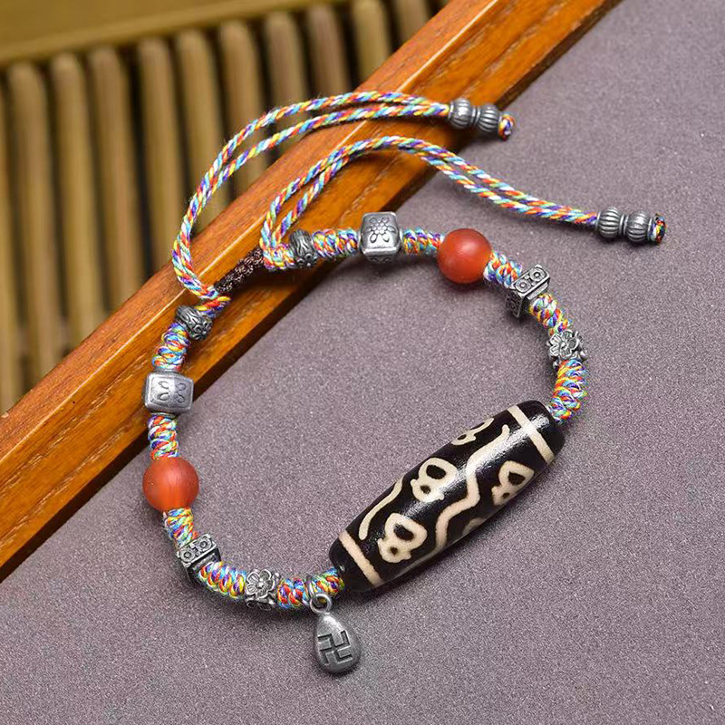 Natural Agate Fortune God Bead - Collectible Vintage Matches recension och pris