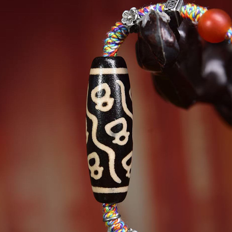 Natural Agate Fortune God Bead - Collectible Vintage Matches recension och pris