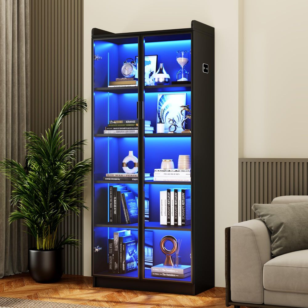Display Cabinet with Adjustabl - Collectible & Vintage Dolls For Wedding recension och pris