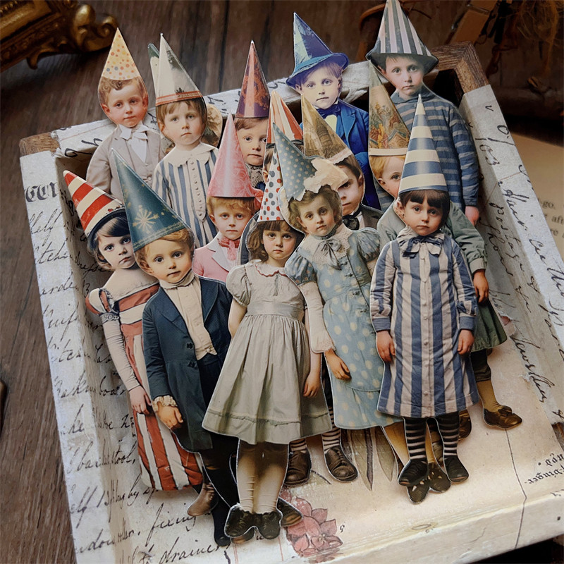 15Pcs Vintage Clown Party Chil - Vintage Collectible Dolls recension och pris