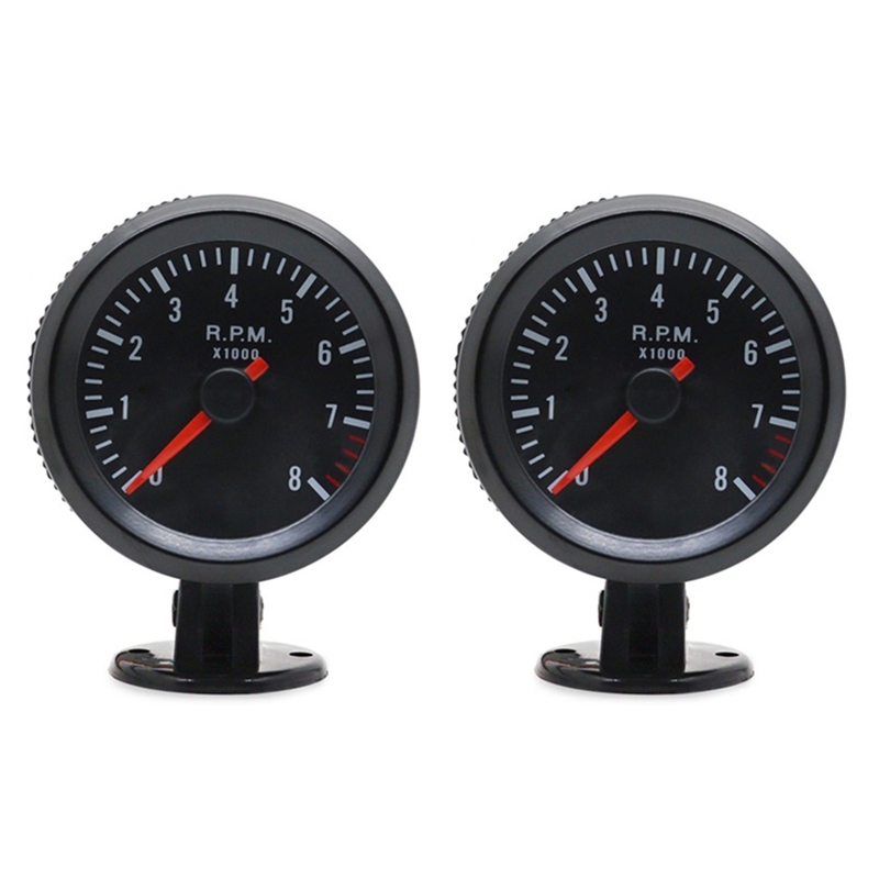 2 Pcs 2 Inch 52mm Car Meter Ta - Analog Meter Gauge recension och pris