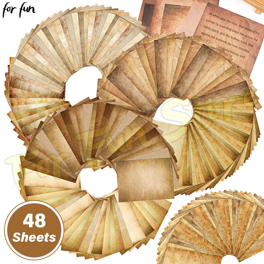 For Fun 48PCS Vintage Scrapboo - Vintage Collectible Magazines recension och pris