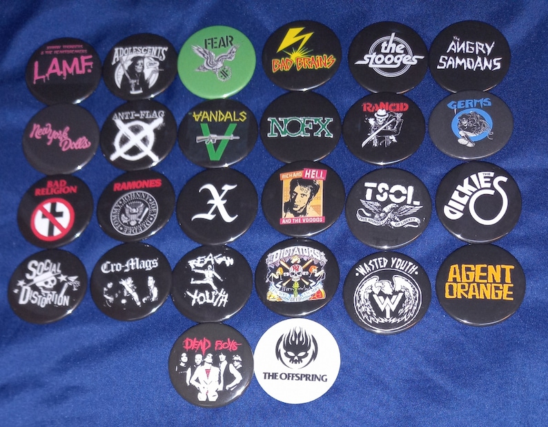 Vintage US Punk Rock Band Pinb - Collectible Vintage Brooches recension och pris