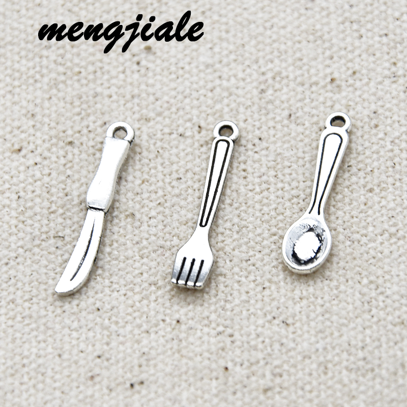 30pcs Antique Silver Cutlery C - Vintage Collectible Knife recension och pris