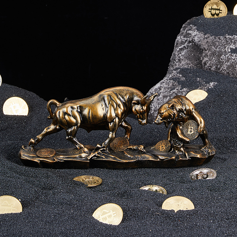 Feng Shui Bear Bull Statue Col - Vintage Collectible Bears recension och pris