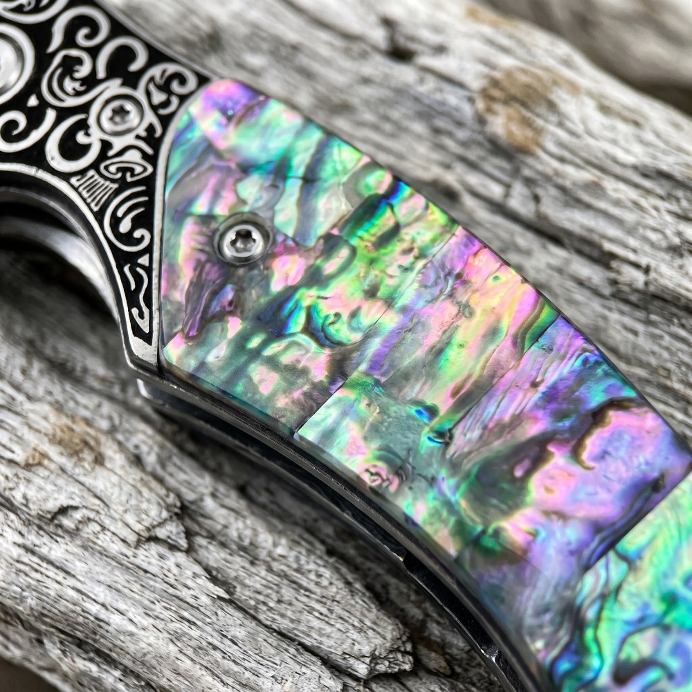 New Vintage Damascus Pattern B - Vintage Collectible Knife recension och pris
