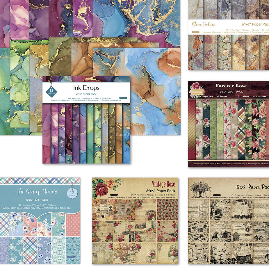 12Sheets Flower Sea Printed Sc - Vintage Collectible Magazines recension och pris