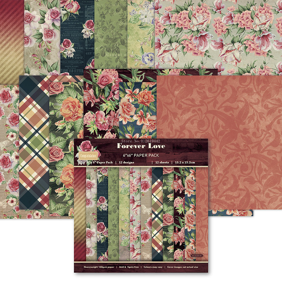 12Sheets Flower Sea Printed Sc - Vintage Collectible Magazines recension och pris