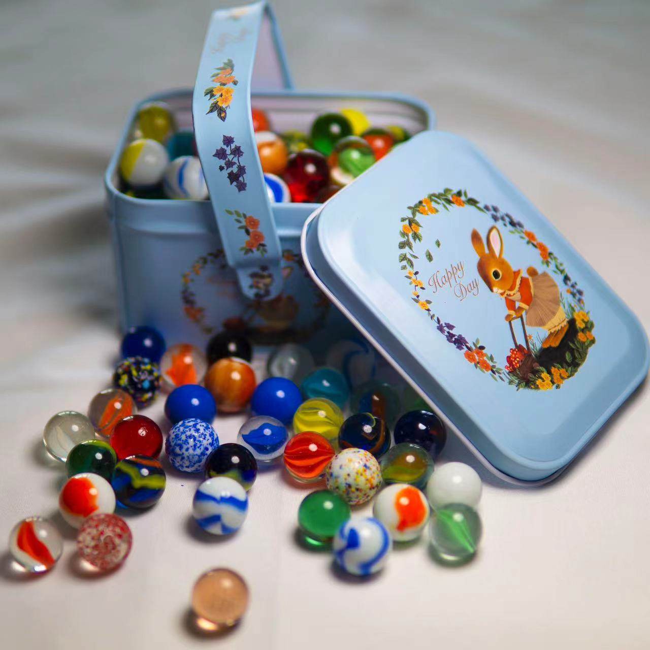 16mm 25mm 35mm Colored Glass M - Vintage Collectible Marbles recension och pris