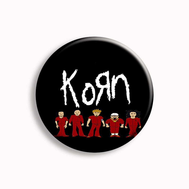 Hip Hop Korn Music Rock Band C - Collectible Vintage Brooches recension och pris
