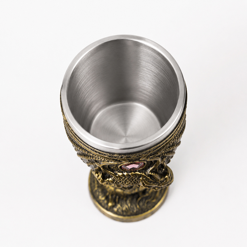 Vintage Dragon Goblet Stainles - Collectible Vintage Wine recension och pris