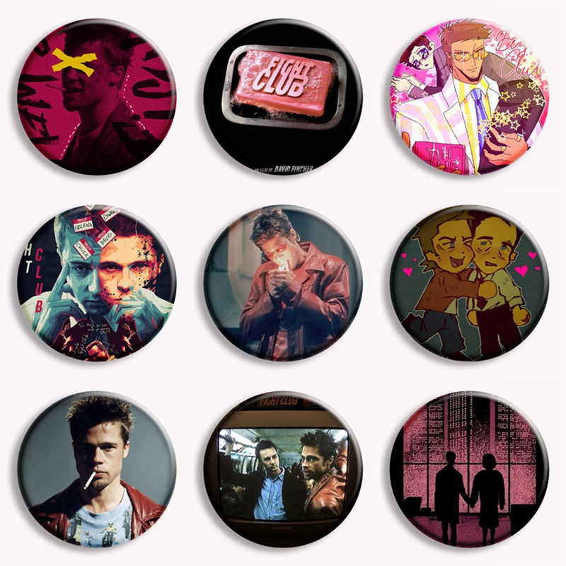 Retro Classic Movie Fight Club - Collectible Vintage Brooches recension och pris