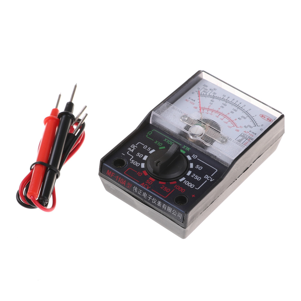 DC/AC 1000V Voltmeter 250mA Am - Analog Meter Gauge recension och pris