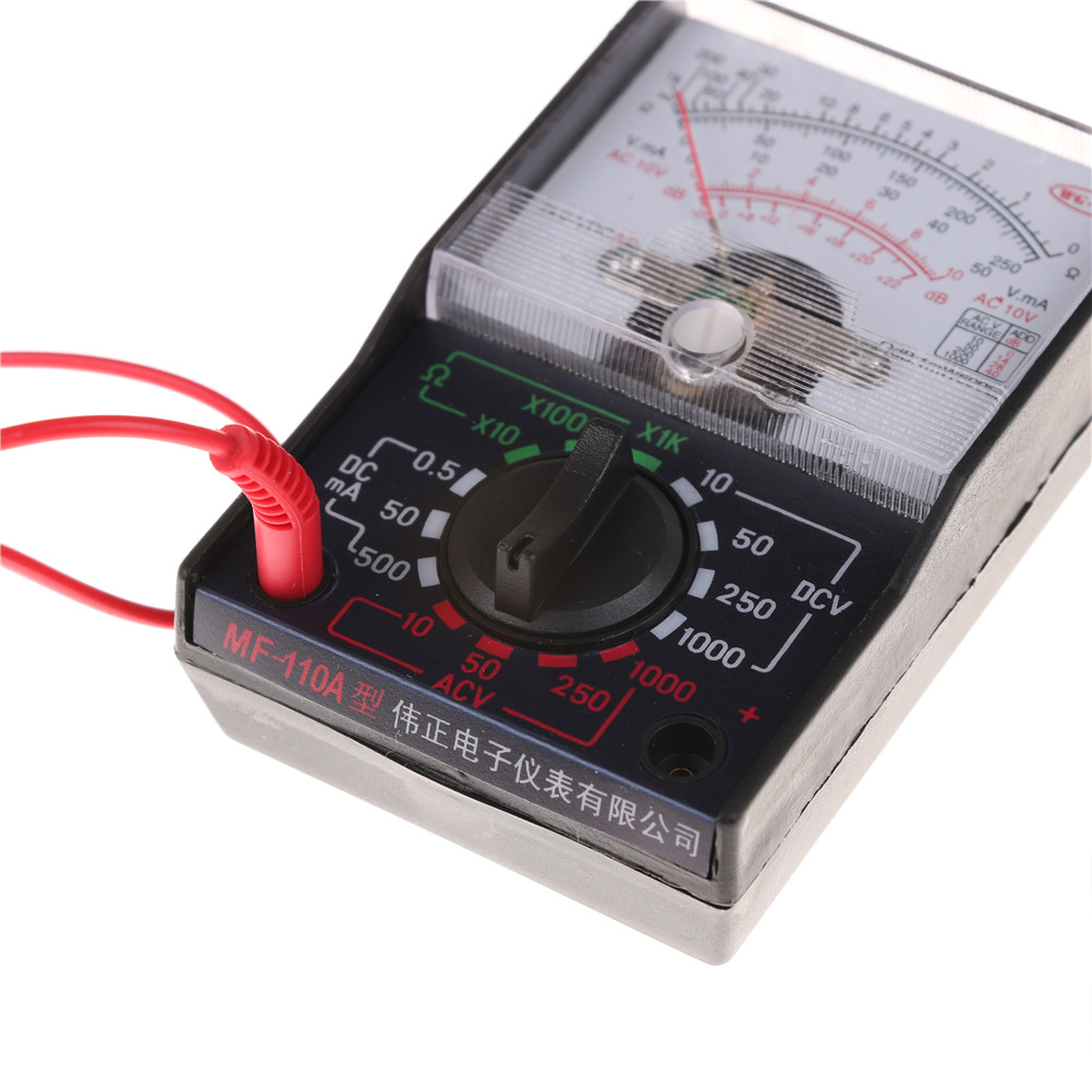 DC/AC 1000V Voltmeter 250mA Am - Analog Meter Gauge recension och pris