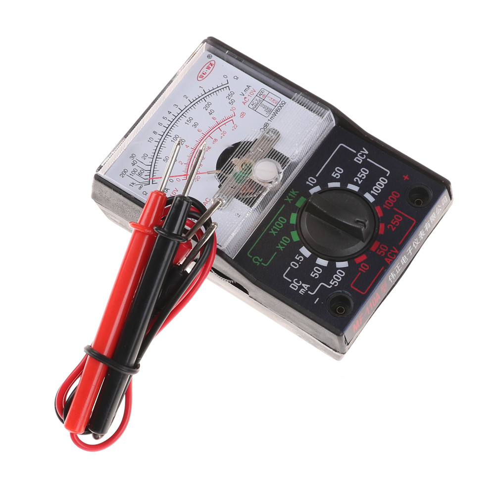 DC/AC 1000V Voltmeter 250mA Am - Analog Meter Gauge recension och pris