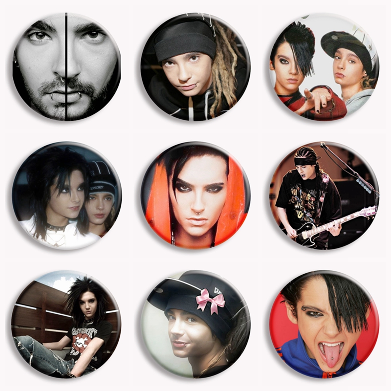 Rock Band Tokio Hotel Kaulitz  - Collectible Vintage Brooches recension och pris