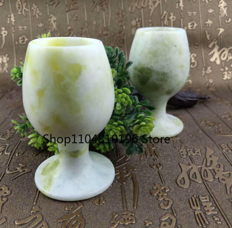 2Pc Set Red Wine Cups Antique  - Collectible Vintage Wine recension och pris