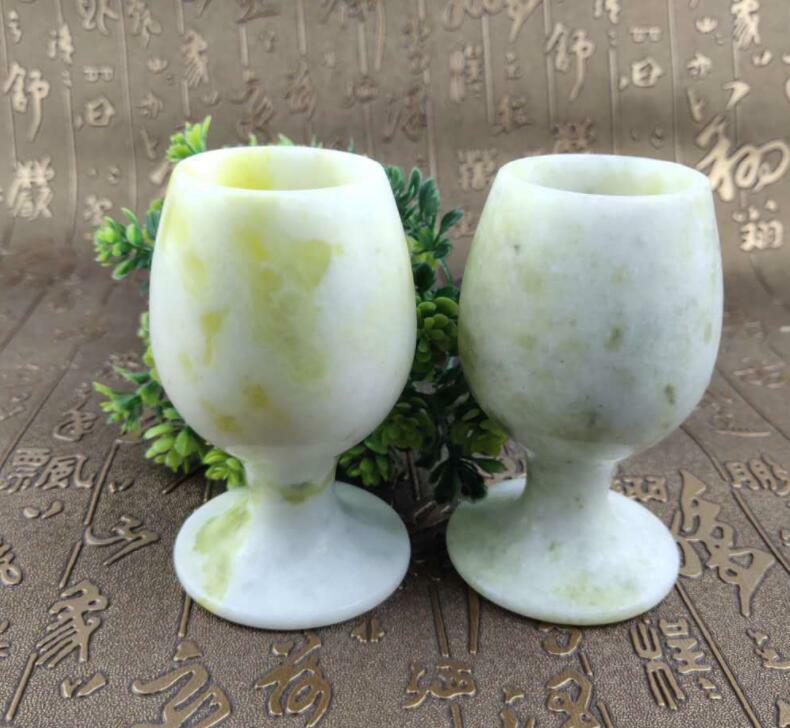 2Pc Set Red Wine Cups Antique  - Collectible Vintage Wine recension och pris