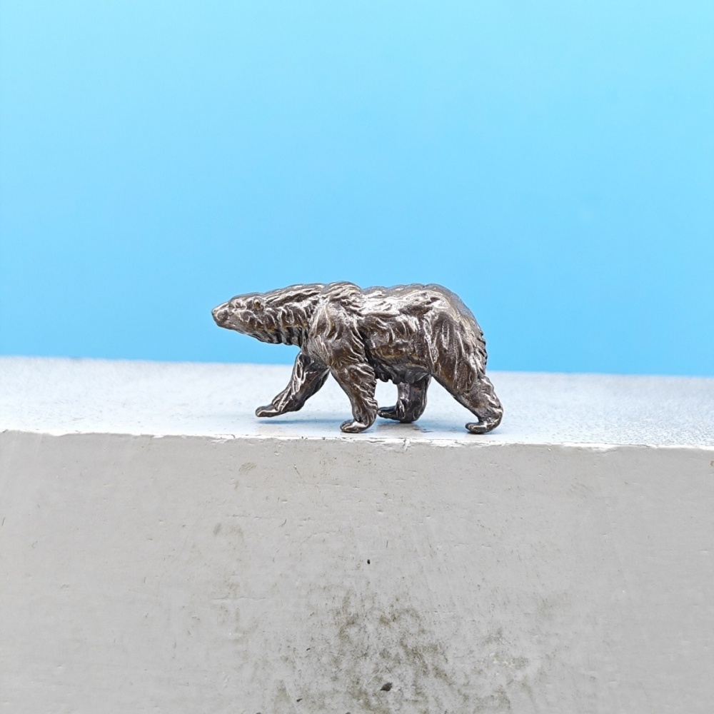 Vintage Brass Walking Brown Be - Vintage Collectible Bears recension och pris