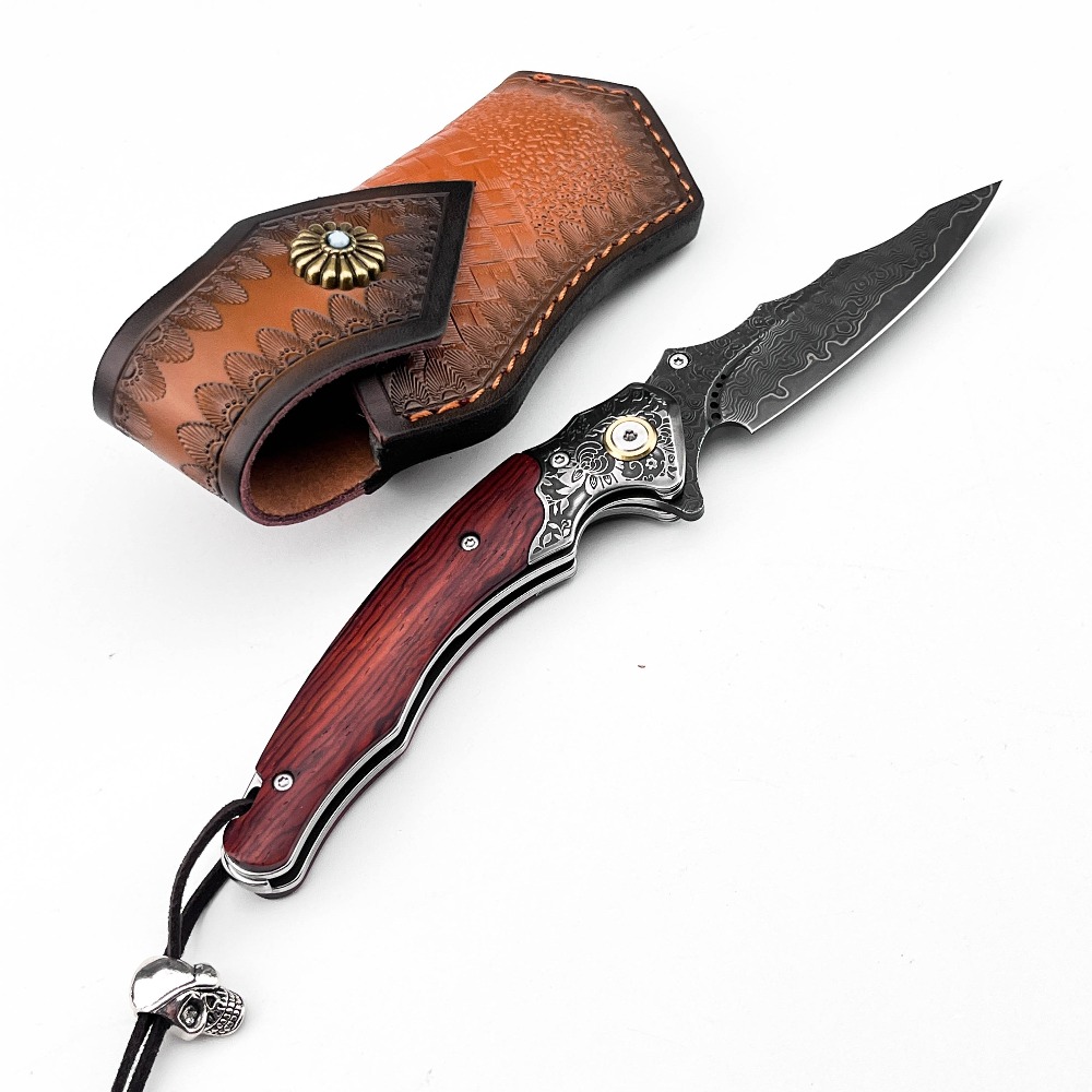 Vintage Engraved Foldable Knif - Vintage Collectible Knife recension och pris