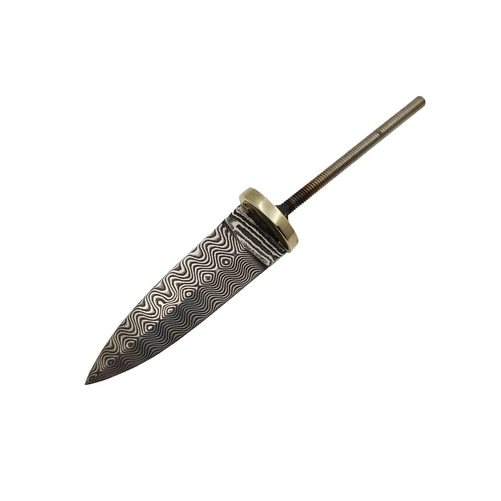 Vintage Damascus Steel Tea Kni - Vintage Collectible Knife recension och pris