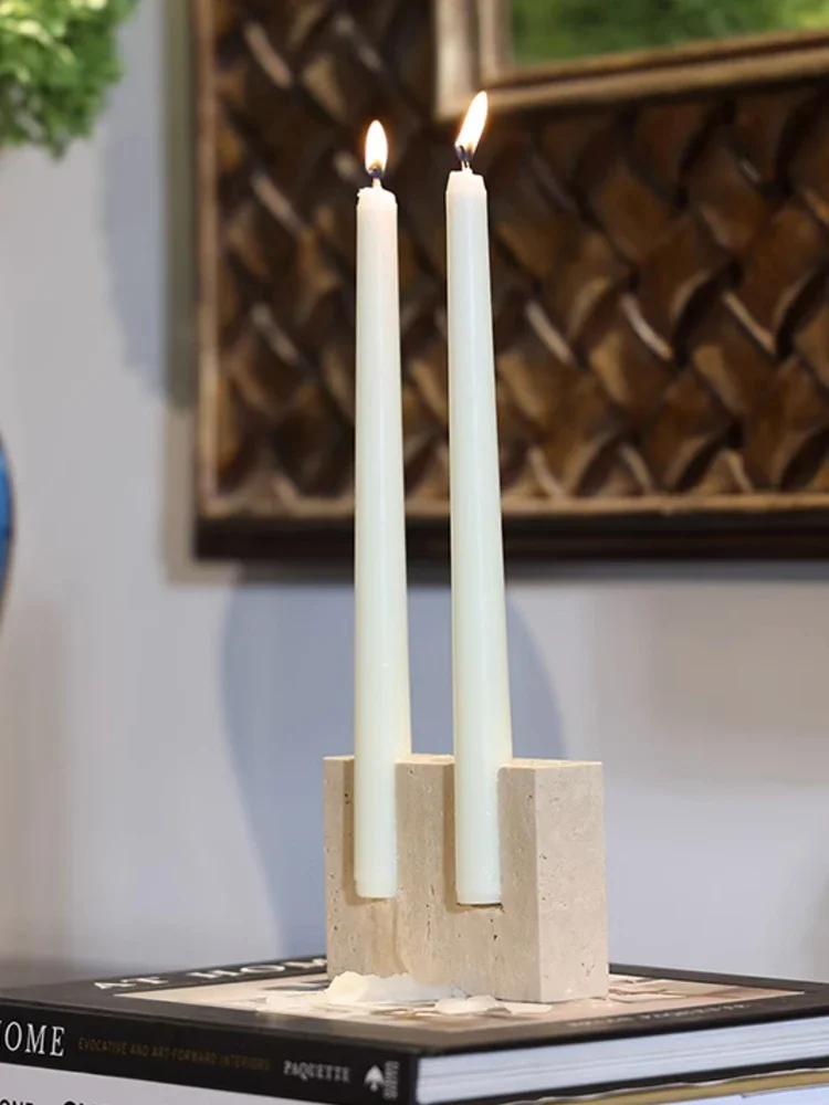 2 Holes Marble Candlestick Hol - Vintage Collectible Marbles recension och pris