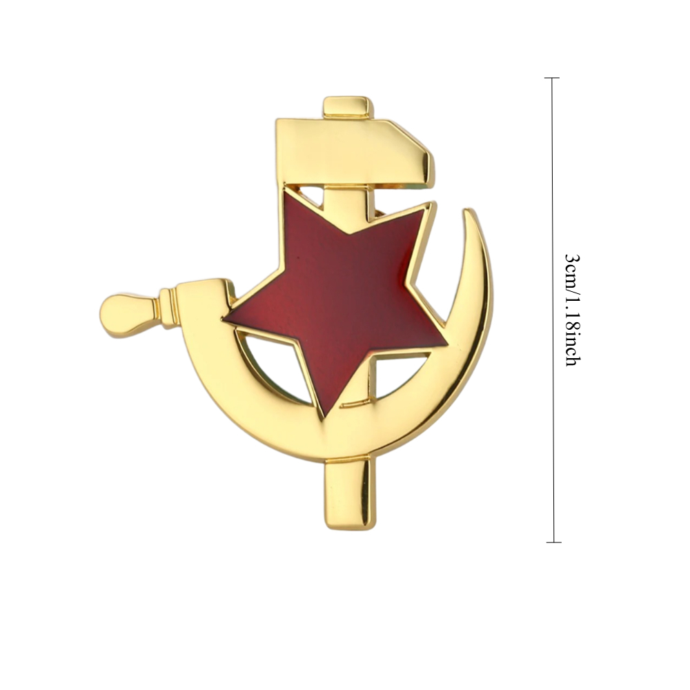 1pc Vintage Soviet Badge - Ham - Collectible Vintage Brooches recension och pris
